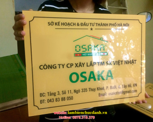 biển hiệu công ty